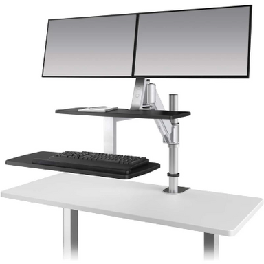 ESI Erognomic Solutions CLIMB2 Adjustable Stand Up Desk Converter - Standing Desk Supply