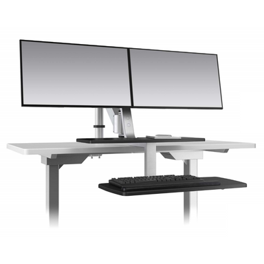 ESI Erognomic Solutions CLIMB2 Adjustable Stand Up Desk Converter - Standing Desk Supply